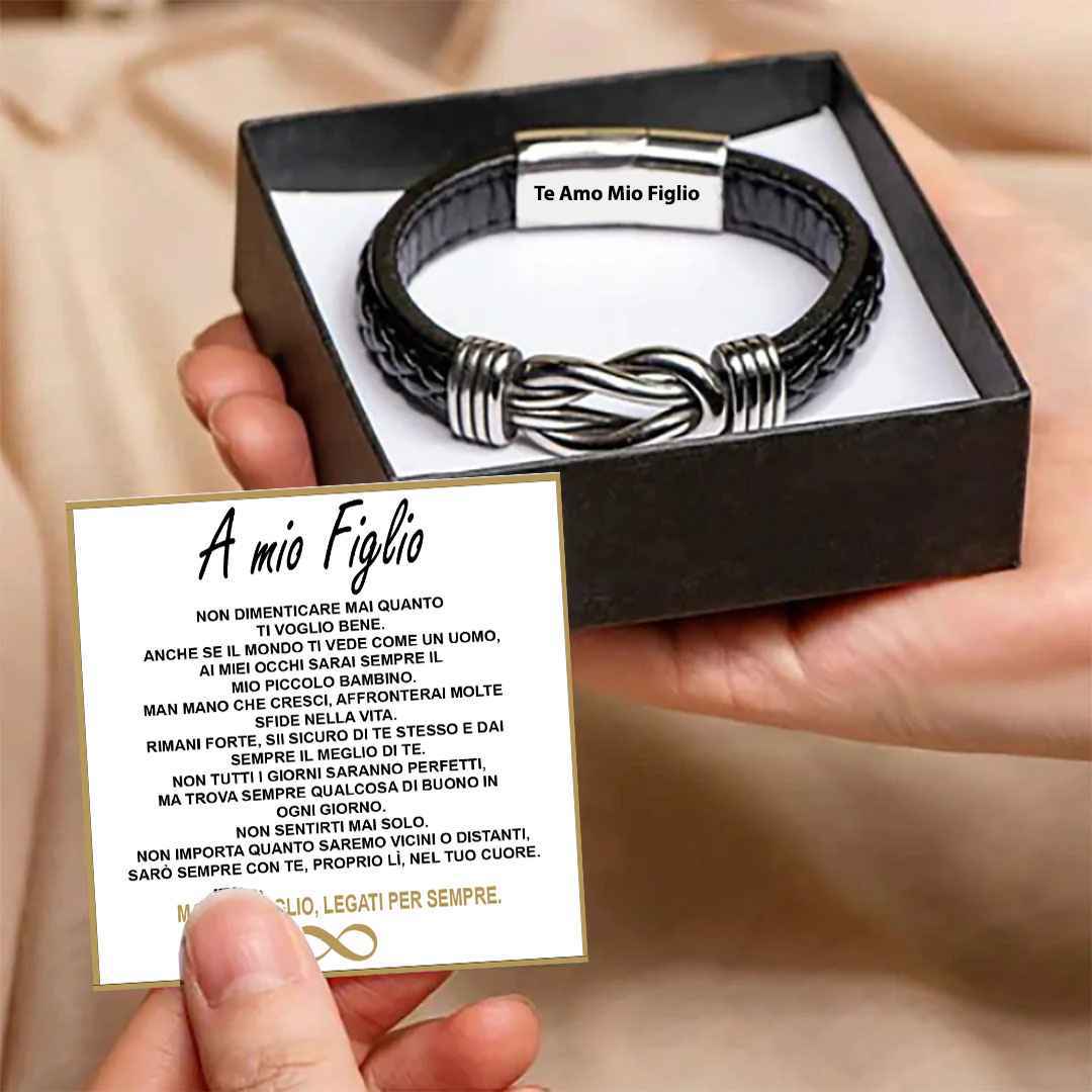Bracciale Infinito con Perline, Bracciale Infinito Fatto a
