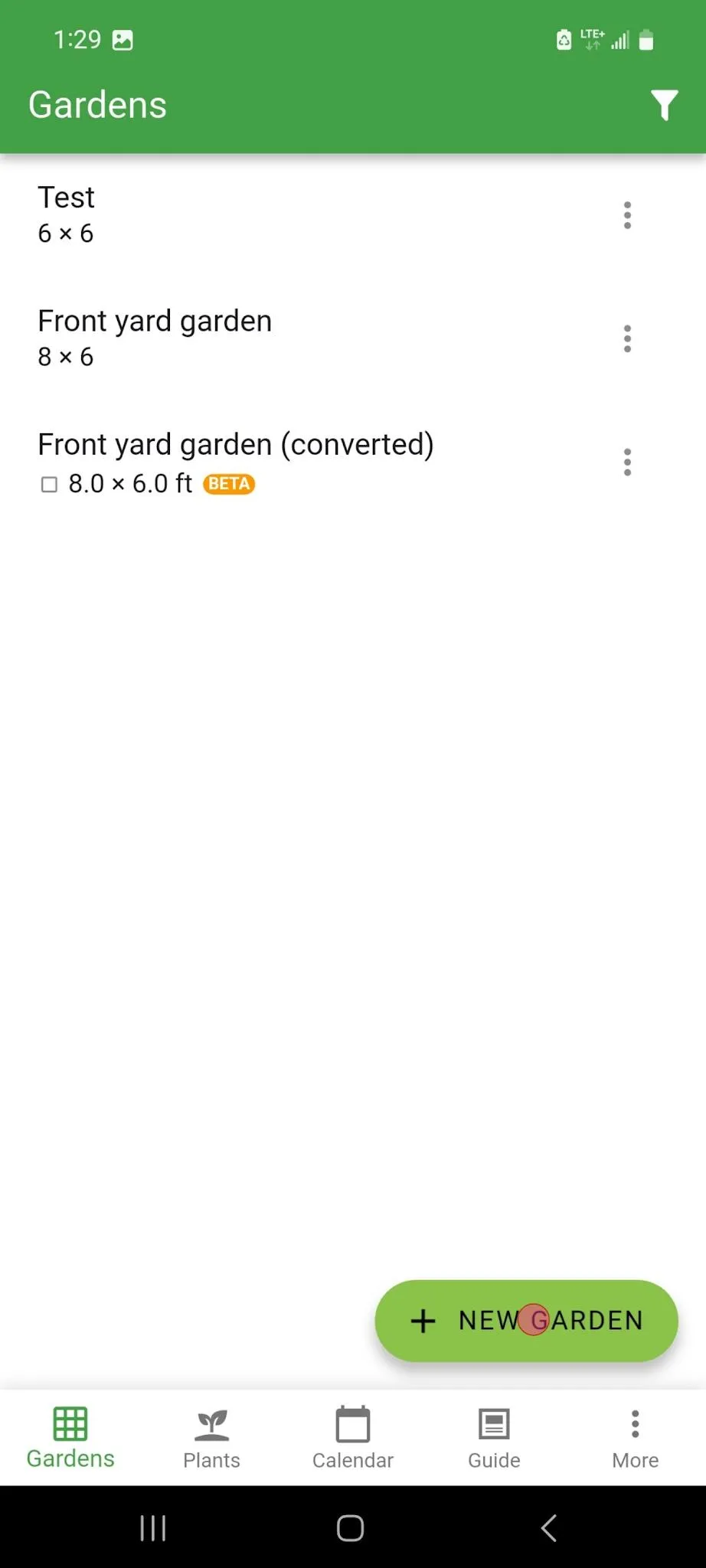 Create New Garden
