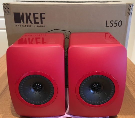 KEF LS50 Limited Edition Racing Red