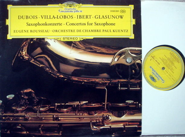 DG / ROUSSEAU-KUENTZ, - Villa-Lobos Saxphone Concerto, NM!