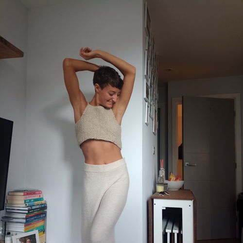 Strickmuster: Seedy Crop Top