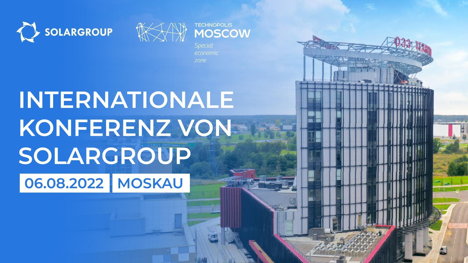 Internationale Konferenz von SOLARGROUP 2022: Besuchen Sie die "Sowelmasch"-Baustelle