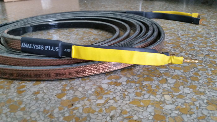 Analysis Plus Inc. Oval 9 Three speaker cables 24 ft long