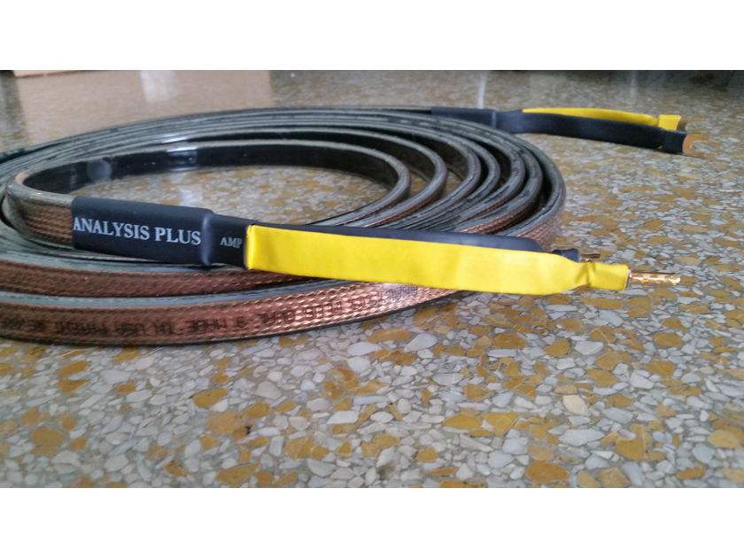 Analysis Plus Inc. Oval 9 Three speaker cables 24 ft long