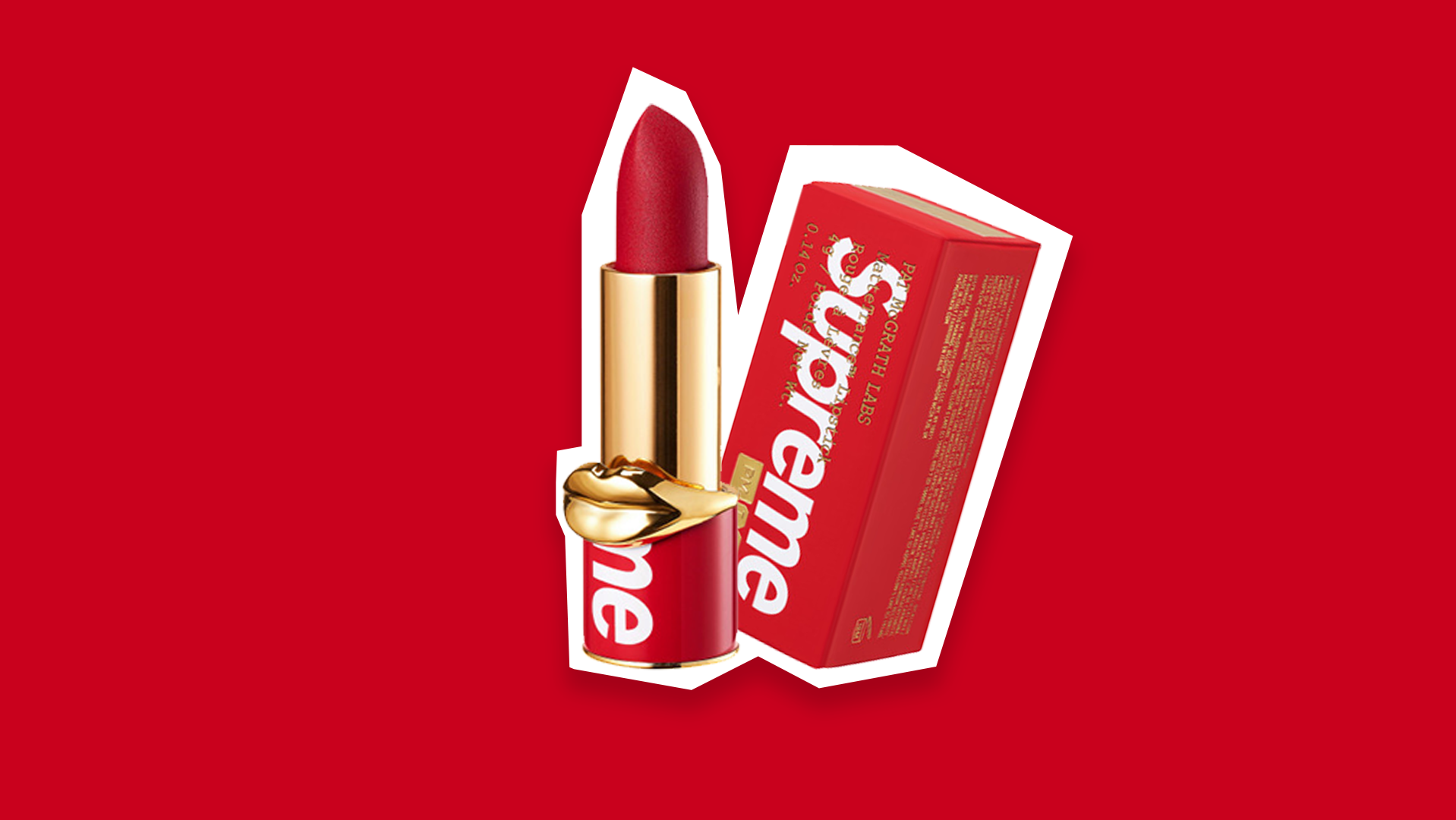 Supreme Drops A New Lipstick With Pat McGrath Dieline Design