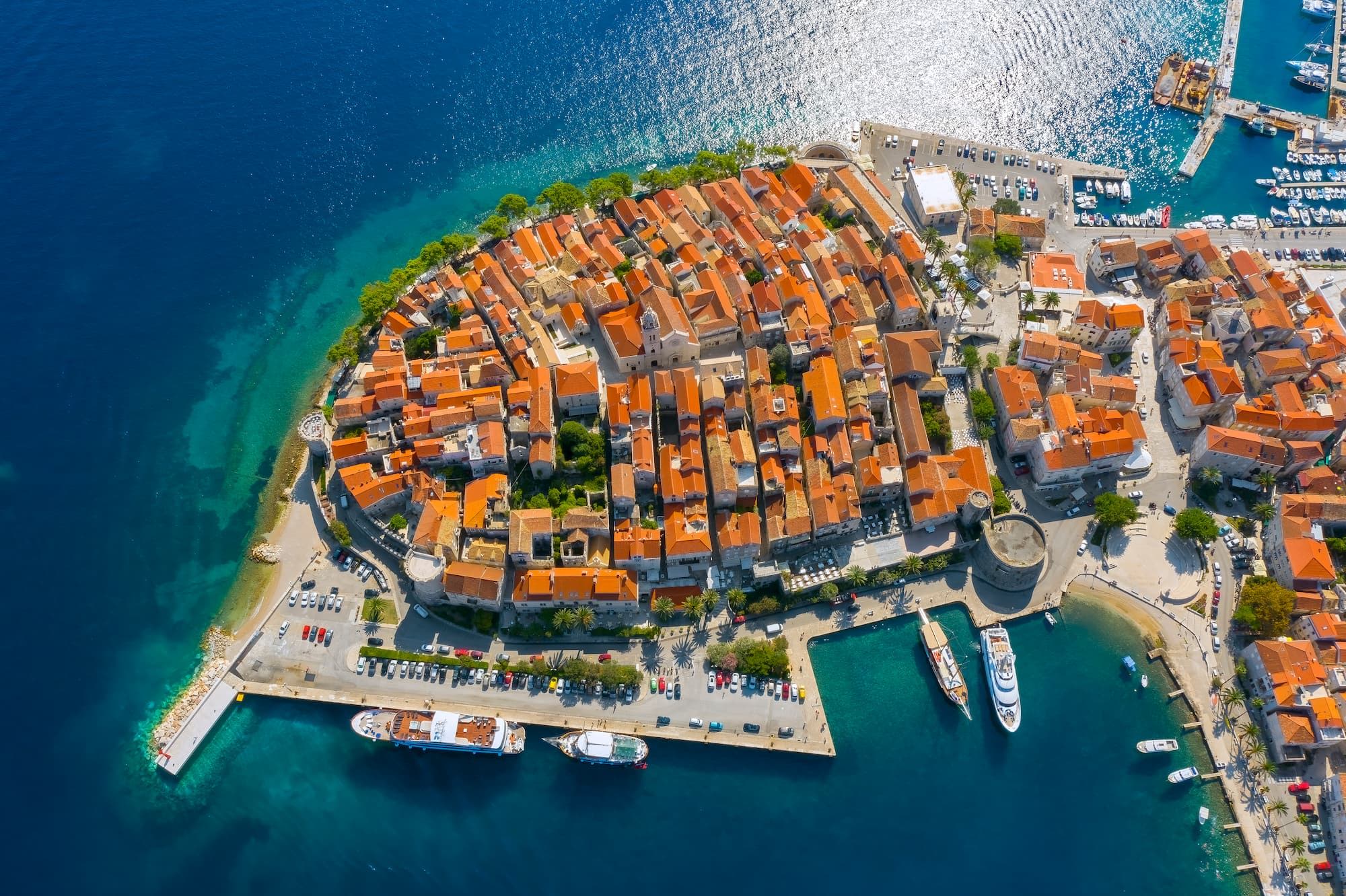 Places on the Island of Korčula