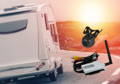 Elebest Wohnmobil Navi mit Funk Rückfahrkamera