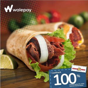 Kebab Turki Baba Rafi: Promo CASHBACK 10RIBU bayar transaksi pakai Walepay sampai 09/30/2019