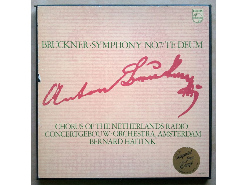 Philips/Haitink/Bruckner - Symphony No.7, Te Deum / 2-LP box set / NM