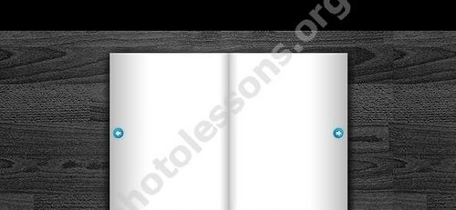 PSD исходник для Фотошоп - раскрытая книга