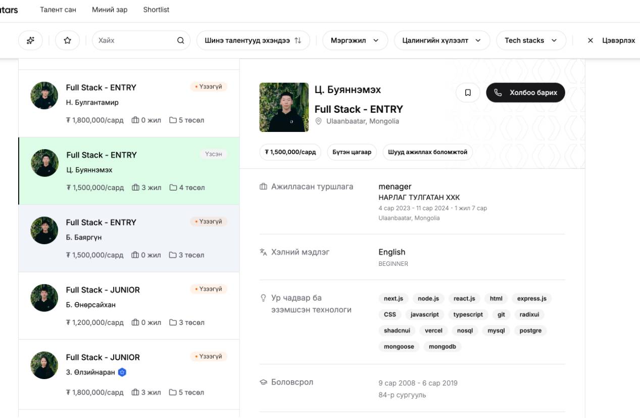 Esg developers developer - Chinzorig T.'s portfolio image