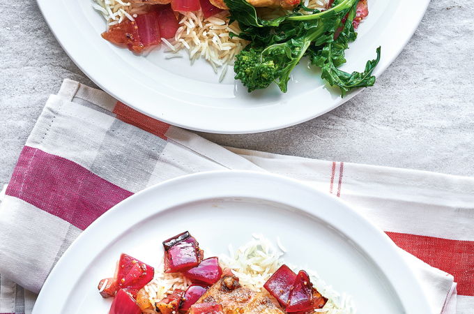 Chicken Thighs with Onion Jam