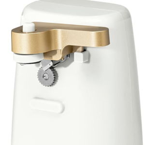 Electric Can Opener by Drew Barrymore, Stainless Steel Blade, Auto-Turn Feature (White Icing), 1