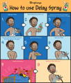 how to use delay spray