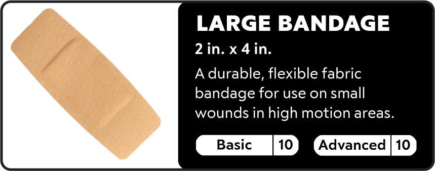 small gauze pad