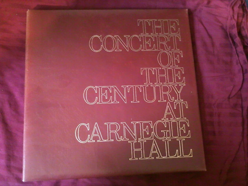 The Concert of the Century Carnegie Hall - 85th anniversary limited numbered edition MEGA RARE 1000 copies OOP booklet