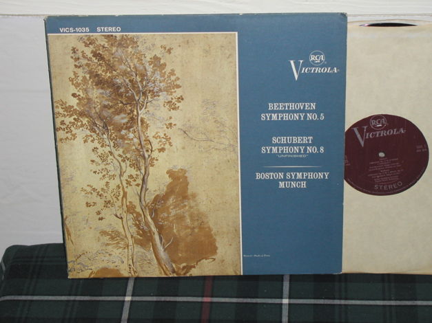 Munch/BSO - Beethoven/Schubert RCA Plum Victrola STEREO