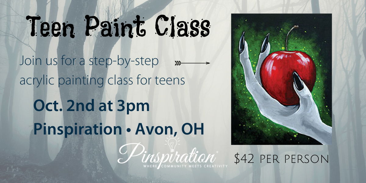Acrylic Painting Class for Teens | Poison Apple promotional image
