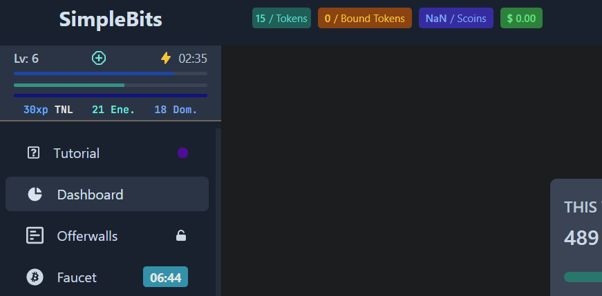 SimpleBits - кран и виртуальная игра в майнинг!