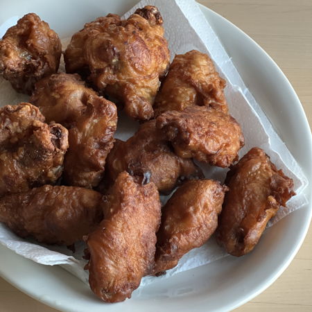 Trying prawn paste for the first time and what better way to start than with Har Cheong Gai?