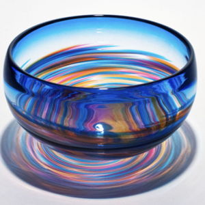 Little River HotGlass Blown Vortex Bowl