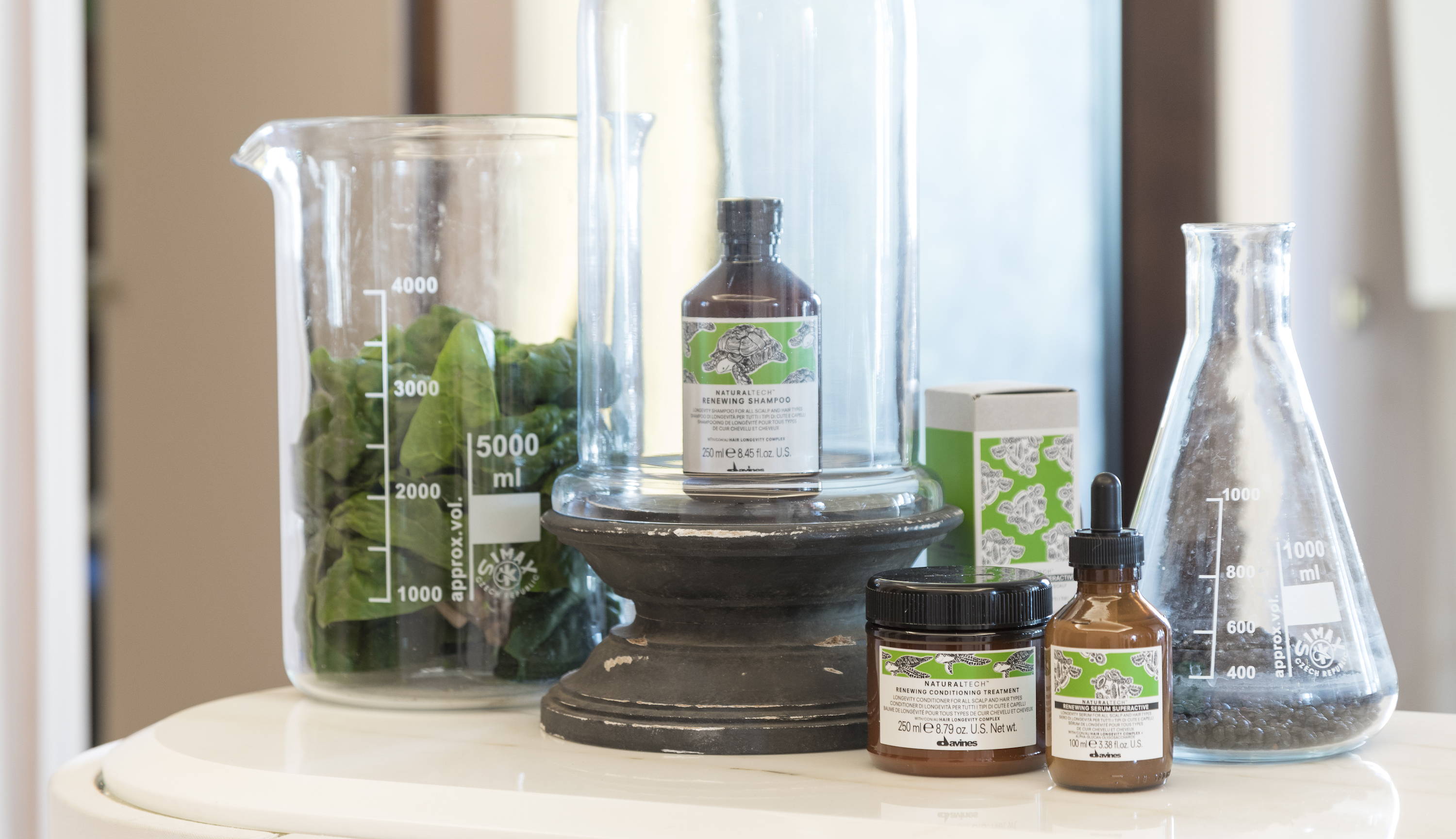 Davines Renewing hair care products
