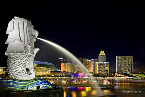 Singapore River Cruise and 2 Must-see Water Light Shows