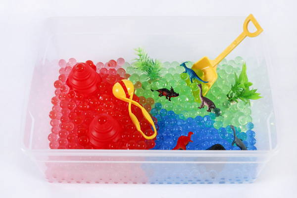 Jurrasic Themed Sensory Bin