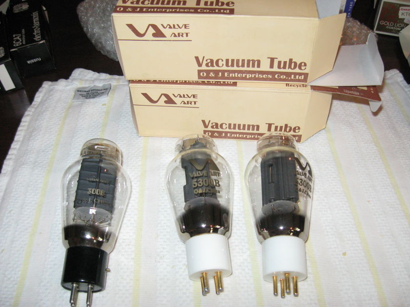 Valve Art 5300B  Rugged pair tubes plus VA 300B single free pp/shipping
