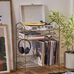 Vinyl Record Storage Shelf