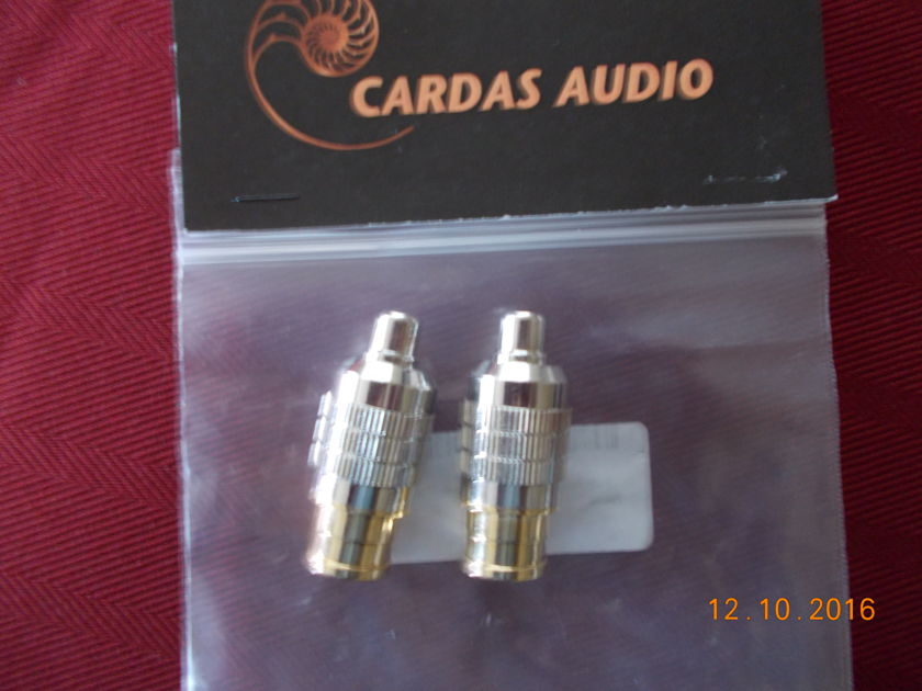 Cardas Audio FXLR to FRCA RCA to XLR Adapters