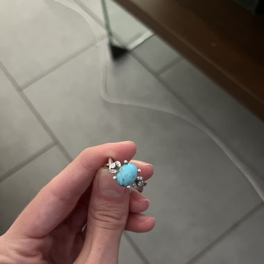 Bague Neishabur en argent turquoise