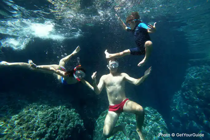Morning or Afternoon: Blue Lagoon & 3 Island Cruise with Snorkeling