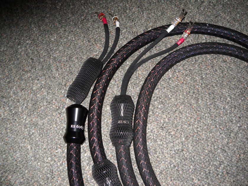 Kimber Kable KS-6063 Speaker Cable Pair 8' Like New