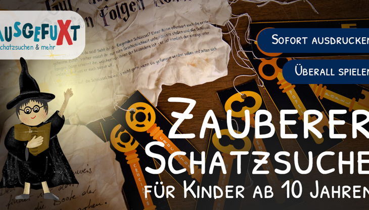 zauberer schatzsuche