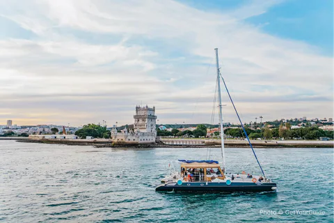 Sunset Catamaran Terrace with Music and Drinks
