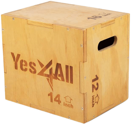 Yes4All 3 In 1 Wooden Plyo Box