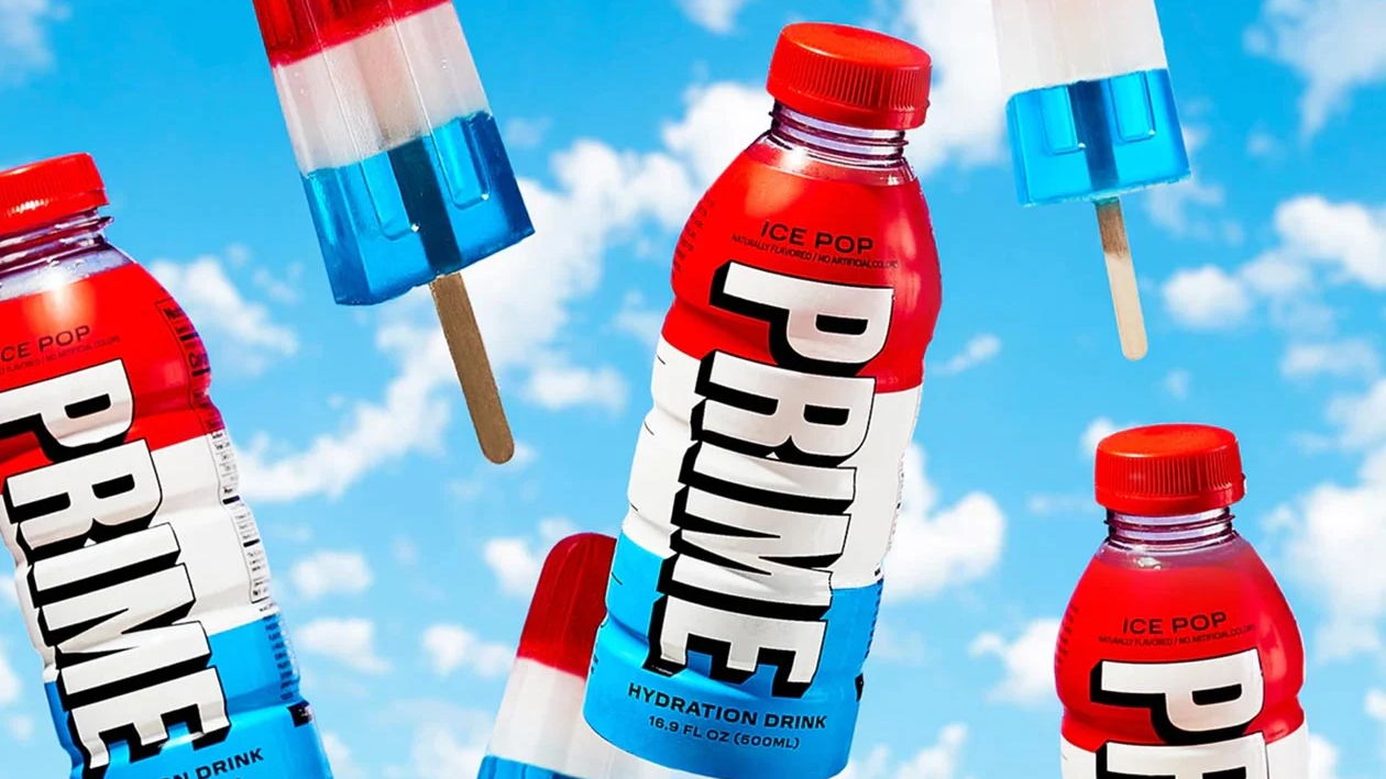 Prime Hydration's 'Ice Pop' Celebrates UK Launch, Creates Fake