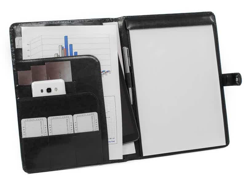Leder Schreibmappe ASSORO - Elegante Ledermappe | Bag & Leather