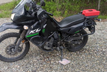 2015 KAWASAKI KLR650 motorcycle for rent near North Pole, AK