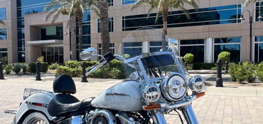 2020 HARLEY-DAVIDSON FLDE DELUXE ABS motorcycle for rent near Ontario, CA