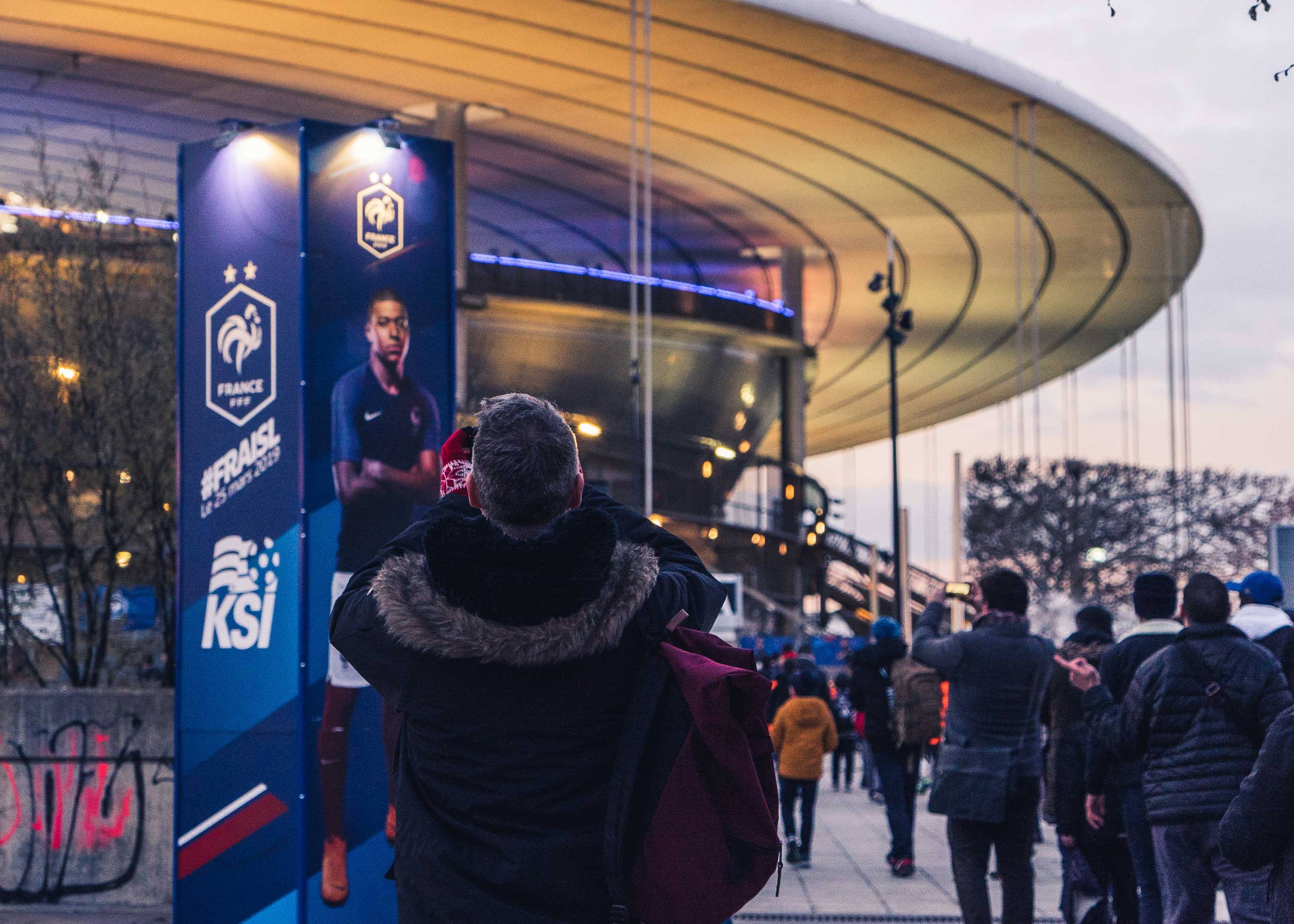 The feature image for the At The Match podcast.
