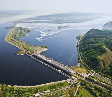 Волга и Жигули с обзорных площадок