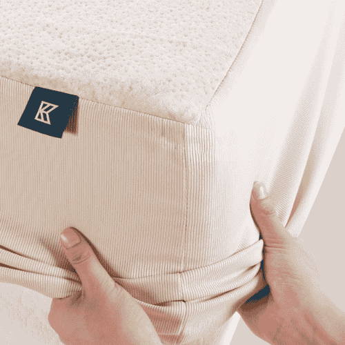 The Keetsa Plus Mattress in bedroom.