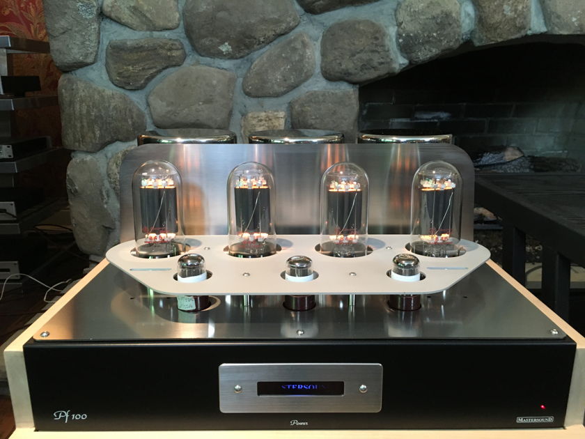 Mastersound  PF100 Monoblocks, Glorious 845 Tubes, Hand Mande in Italy