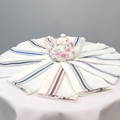 white bistro napkins