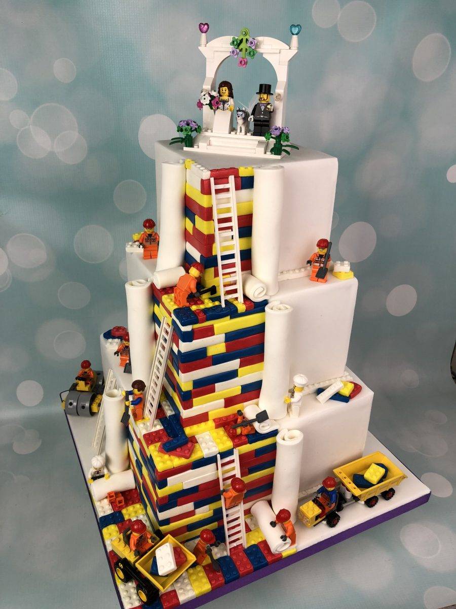 lego wedding cake