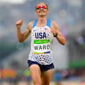 Image of Jared Ward in the 2016 Olympics 