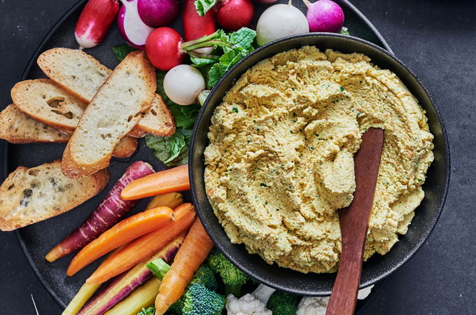 Tartinade végétalienne au tofu