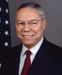 Colin Powell came through in a pinch.